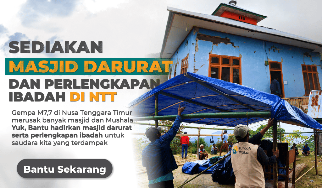 Sediakan Masjid Darurat dan Perlengkapan Ibadah di NTT